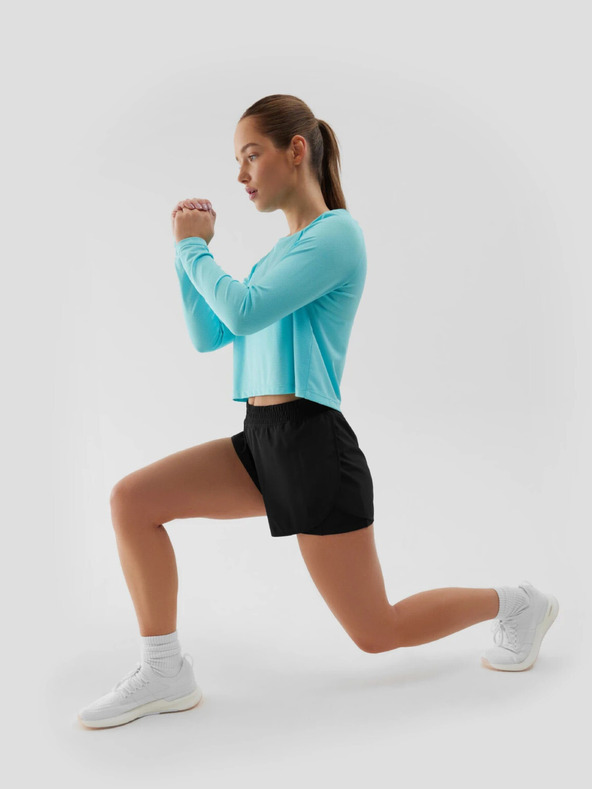 4F Női hosszú ujjú, laza, sportos, gyorsan száradó hosszú ujjú póló 4F