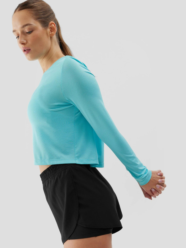 4F Női hosszú ujjú, laza, sportos, gyorsan száradó hosszú ujjú póló 4F