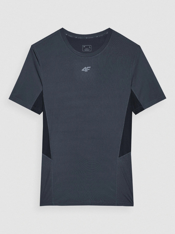 4F Férfi újrahasznosított anyagokból készült vékony szabású sportpóló 4F