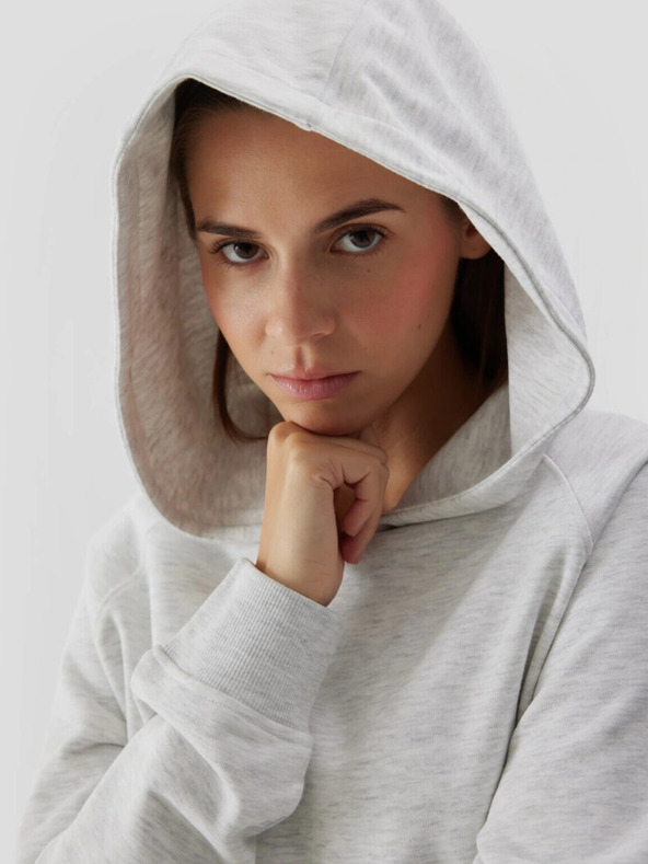 4F Női kapucnis pulóver cipzár és kapucni nélkül 4F