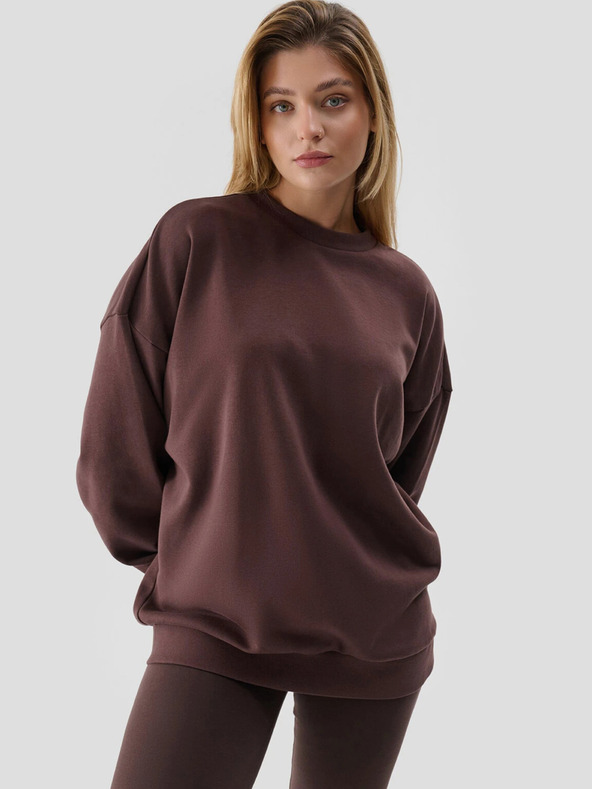 4F Női túlméretezett pulóver cipzár és kapucni nélkül 4F