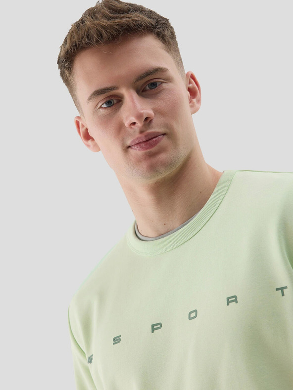 4F Férfi pulóver cipzár és kapucni nélkül 4F