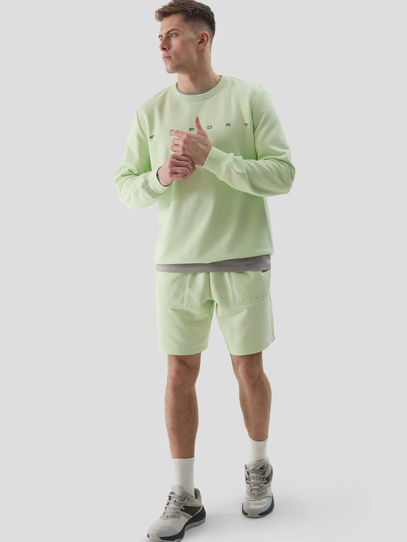 4F Férfi pulóver cipzár és kapucni nélkül 4F