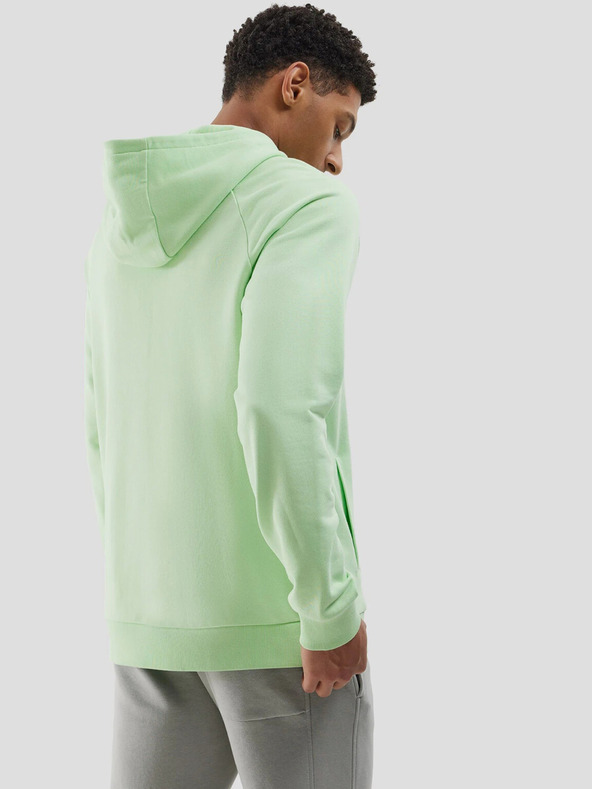 4F Férfi bio pamut kapucnis pulóver cipzár és kapucni nélkül 4F