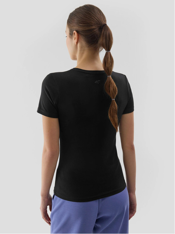 4F Női egyszínű, vékony póló 4F