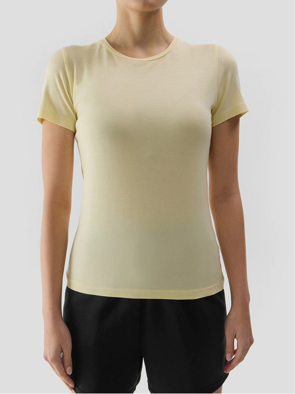 4F Női egyszínű, vékony póló 4F