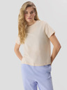 4F Női sima póló organikus pamutból 4F