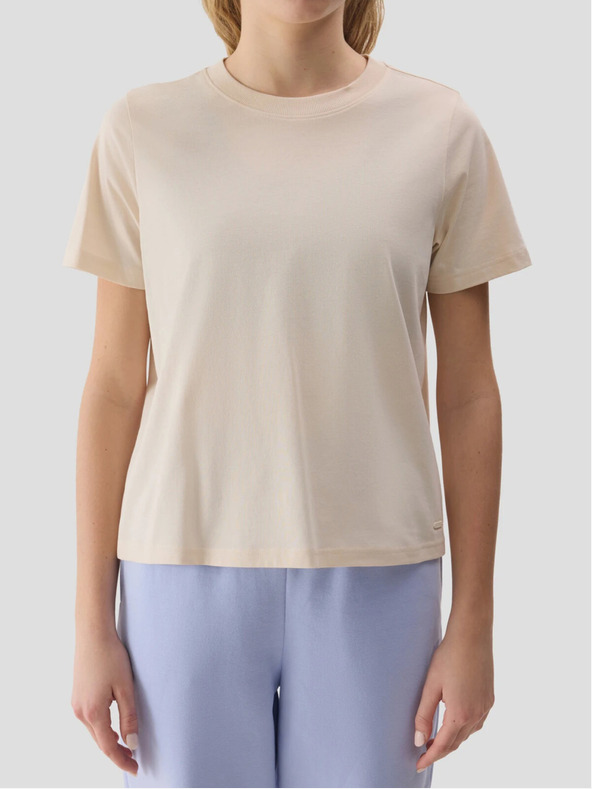 4F Női sima póló organikus pamutból 4F