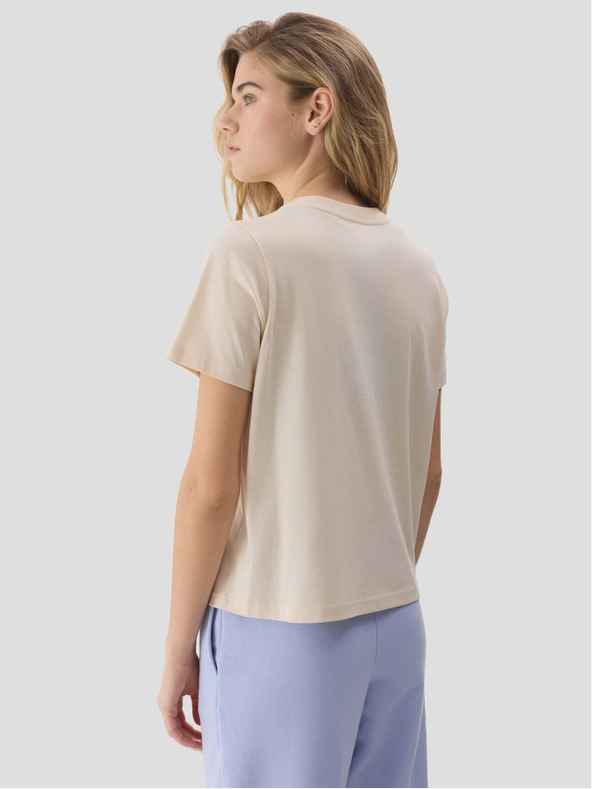 4F Női sima póló organikus pamutból 4F