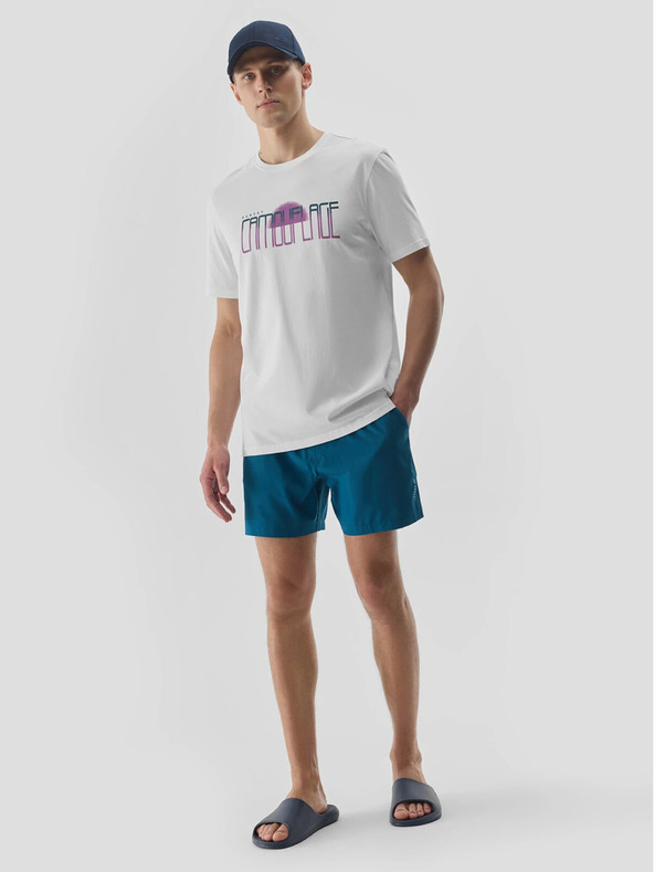 4F Férfi nyomtatott póló 4F