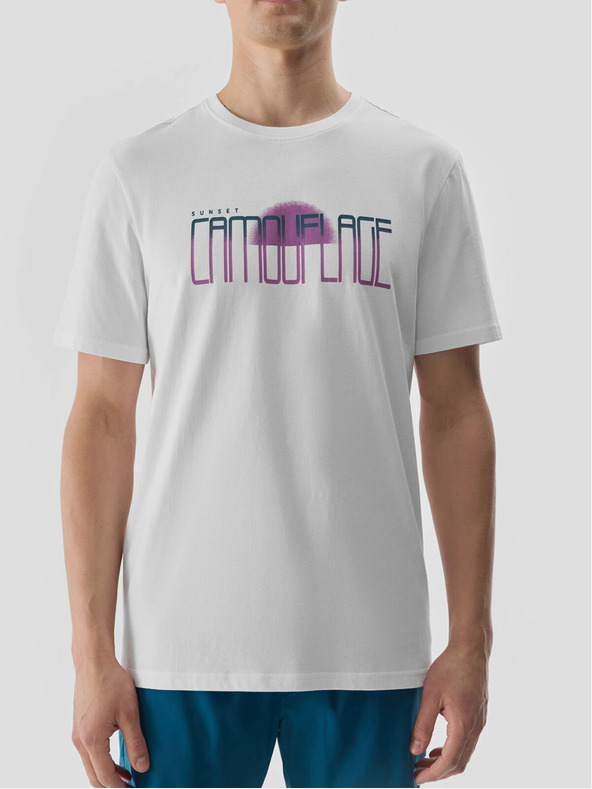 4F Férfi nyomtatott póló 4F