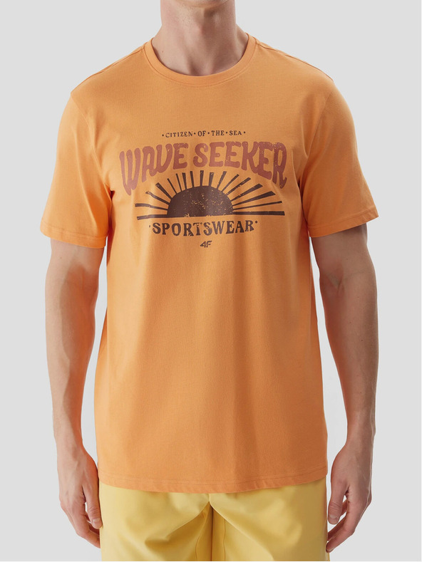 4F Férfi nyomtatott póló 4F