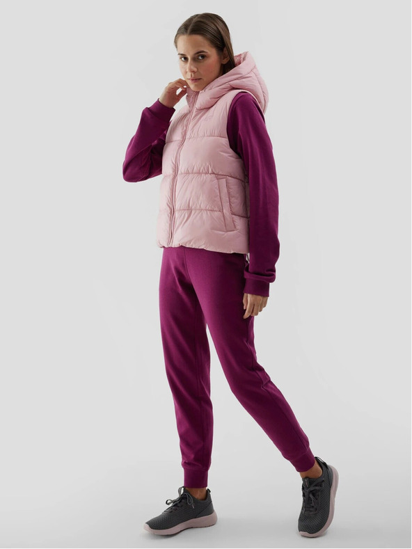 4F Női pehelymellény szintetikus tolltöltettel 4F