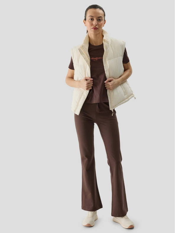 4F Női pehelymellény szintetikus tolltöltettel 4F