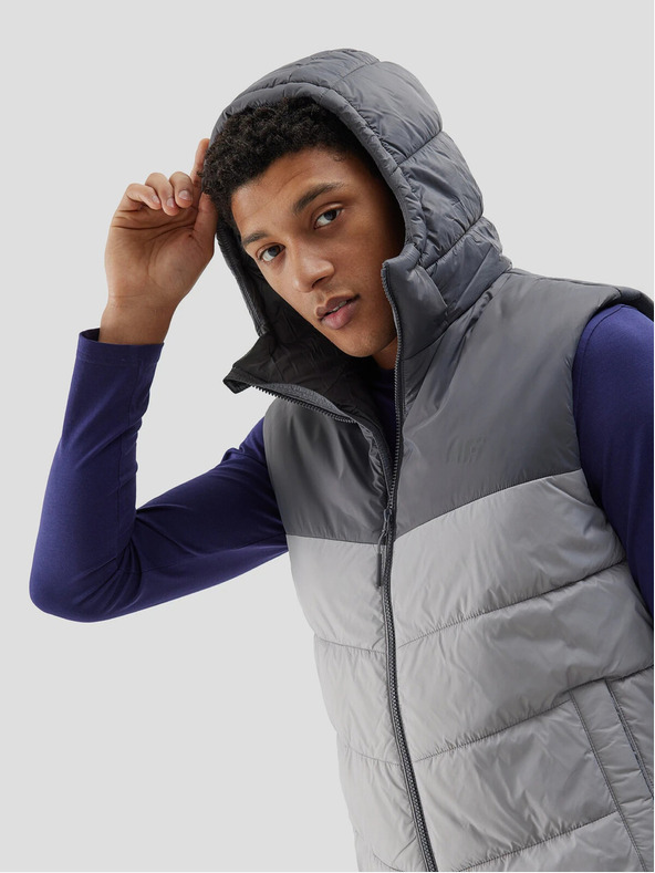 4F Férfi pehelymellény szintetikus tolltöltettel 4F