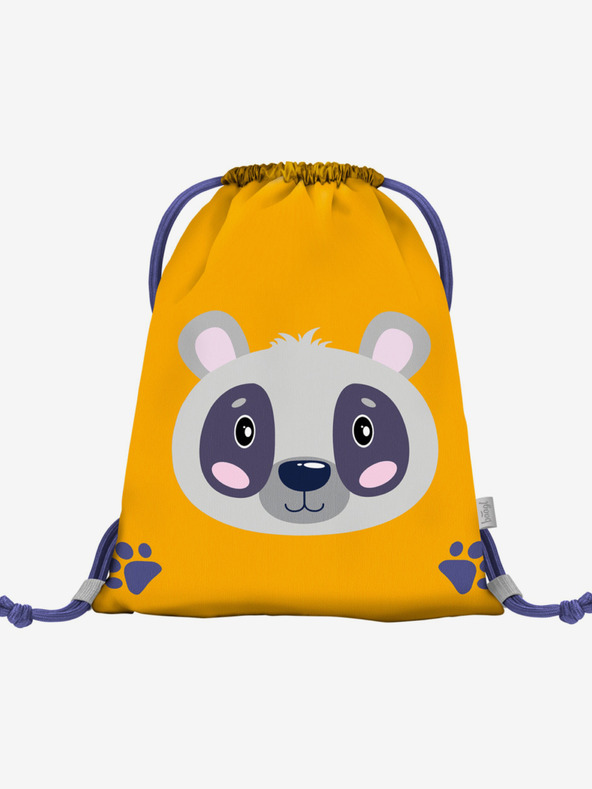 BAAGL  Sárga Óvodai táska Baagl Mosómedve