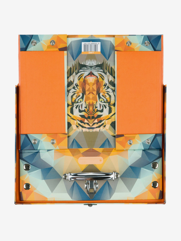 BAAGL  Narancssárga összecsukható iskolatáska szerelvényekkel Baagl Tiger