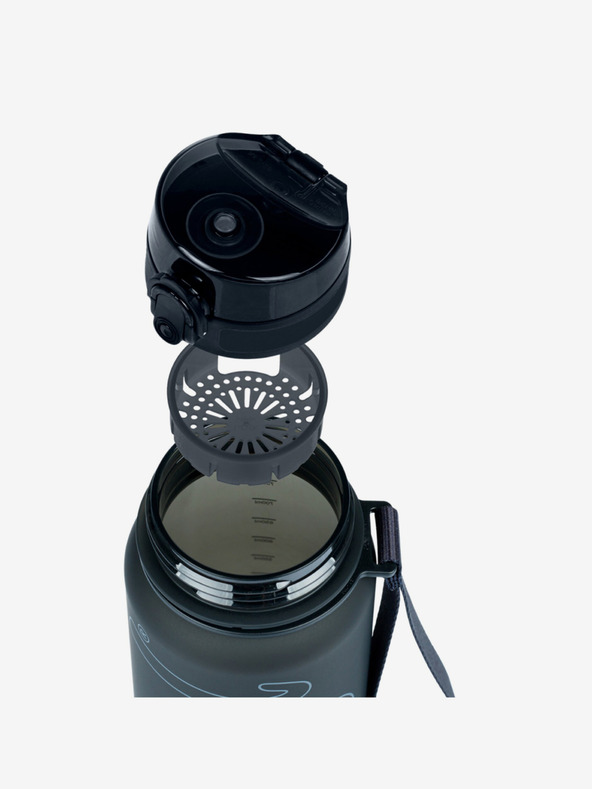 BAAGL  Fekete tritán ivópalack fekete, 800 ml Baagl