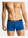 Atlantic 3-PACK Férfi ATLANTIC boxeralsó - rózsaszín, kék, tengerészkék, sötétkék