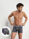 DIM Három darabos sport boxer szürke, kék és fekete színben DIM SPORT MICROFIBRE BOXER 3x