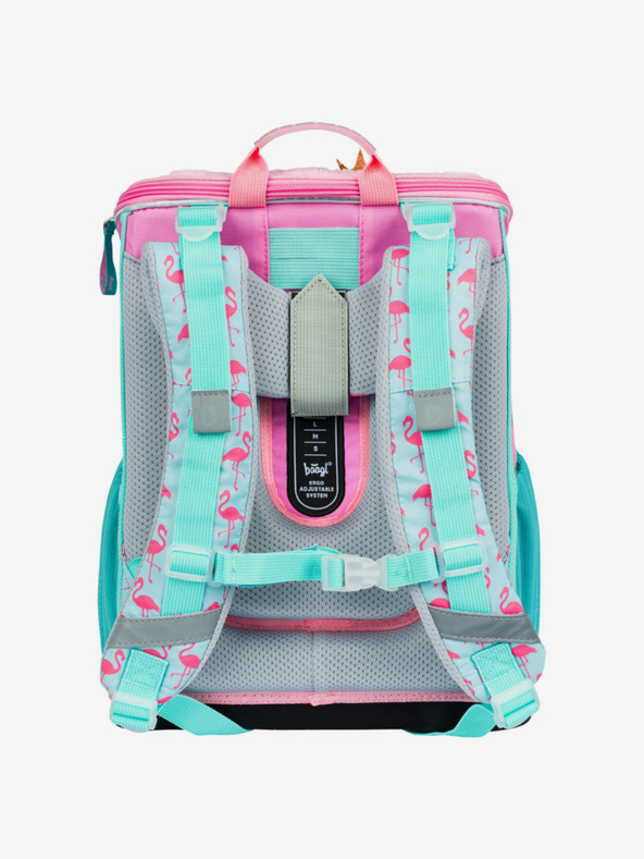 BAAGL  Rózsaszín Zippy Baagl Flamingó iskolatáska