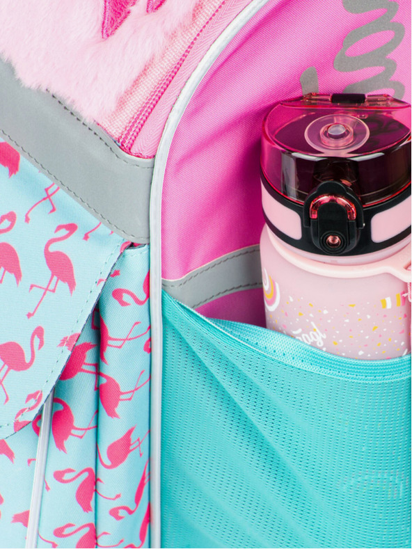 BAAGL  Rózsaszín Zippy Baagl Flamingó iskolatáska