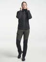 Tenson női gyapjú kapucnis pulóver TENSON Himalaya Teddy Zip W fekete