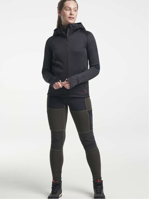 Tenson női TENSON TXlite kapucnis pulóver W fekete