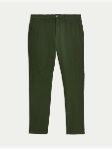 Marks & Spencer The Ultimate Marks & Spencer zöld színű, vékony szabású chino nadrág