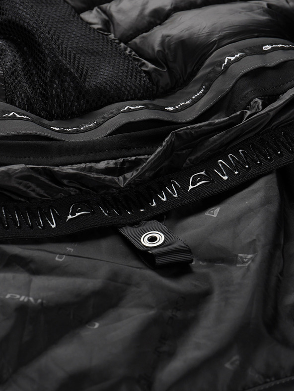 ALPINE PRO Férfi sí dzseki ptx hó membránnal ALPINE PRO REAS dk.true szürke