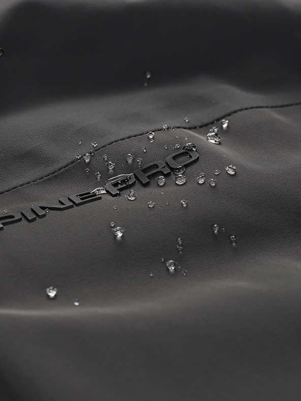 ALPINE PRO Férfi sí dzseki ptx hó membránnal ALPINE PRO REAS dk.true szürke