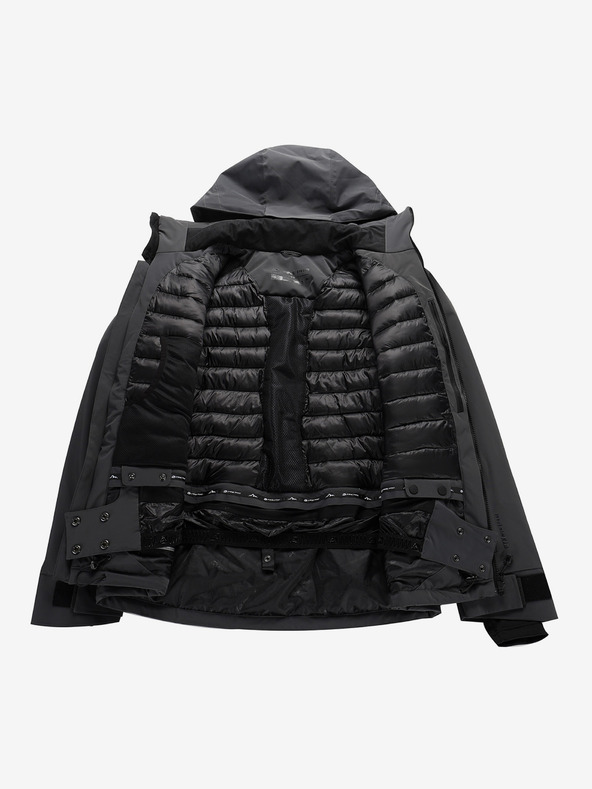 ALPINE PRO Férfi sí dzseki ptx hó membránnal ALPINE PRO REAS dk.true szürke