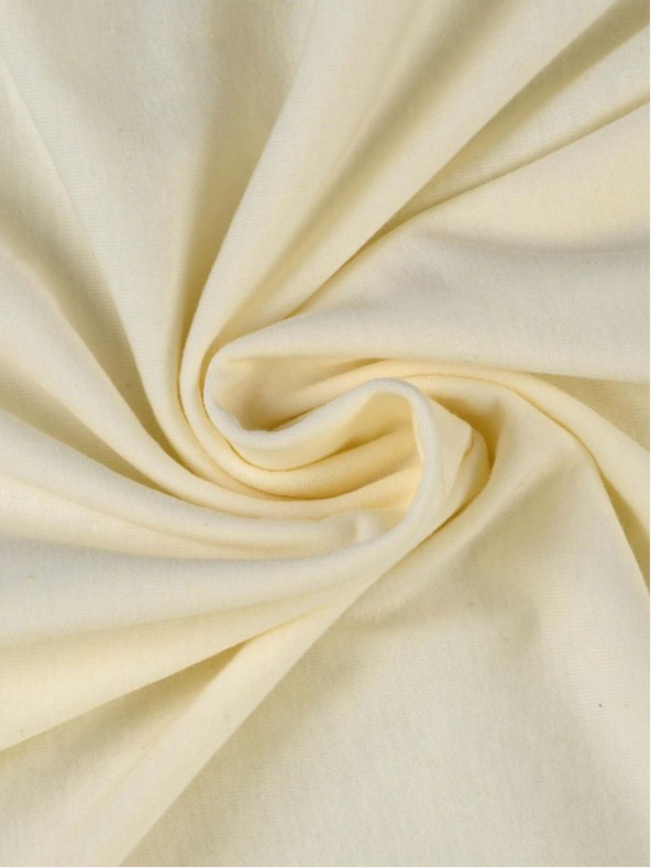 Kvalitex Jersey baba lepedő 70x140cm törtfehér Kvalitex