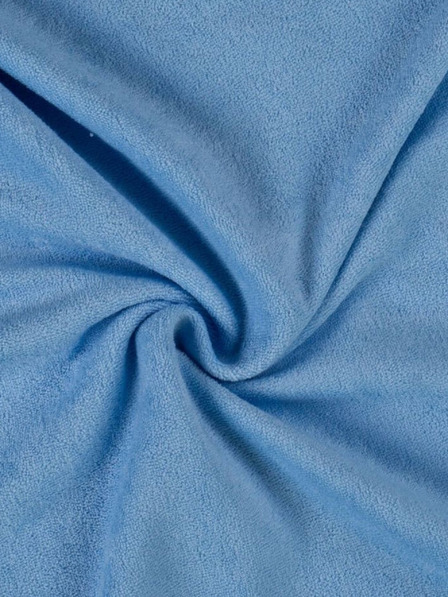 Kvalitex 60x120 cm-es frottír baba lepedő világoskék Kvalitex