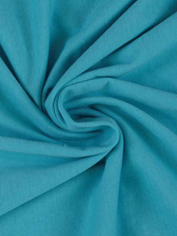 Kvalitex Jersey baba lepedő 70x140cm türkiz Kvalitex