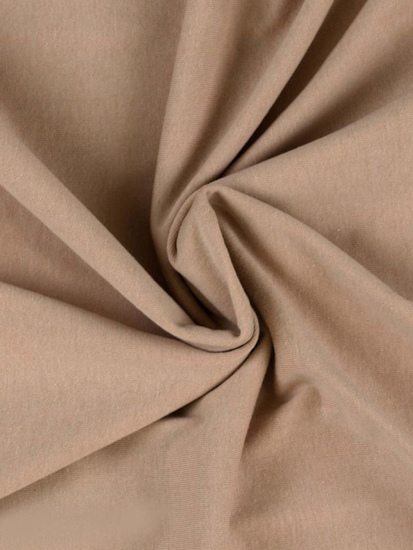 Kvalitex Jersey baba lepedő 70x140cm világos bézs Kvalitex