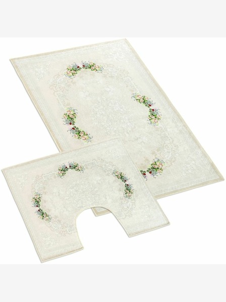 Bellatex Fürdőszoba és WC szőnyeg Rózsa 3D Bellatex