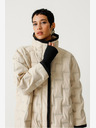 SKFK Krémszínű női téli kabát SKFK