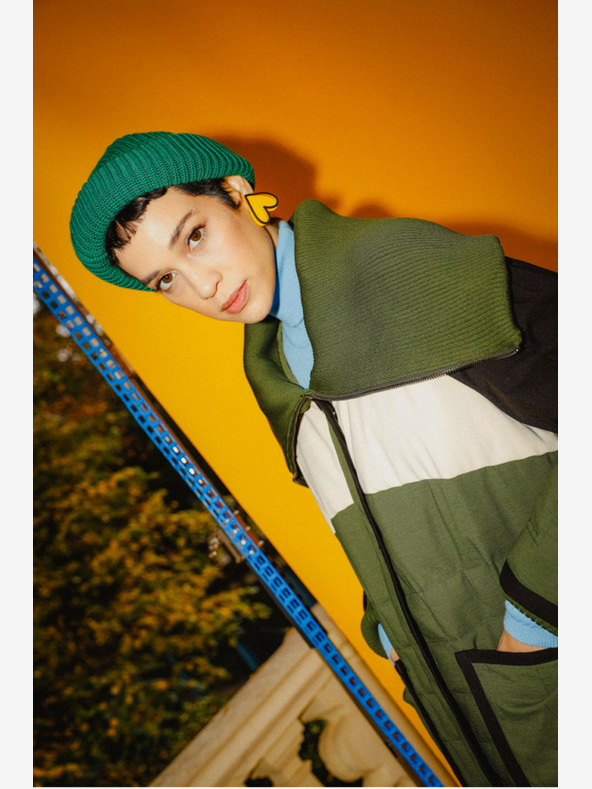 SKFK Zöld női télikabát SKFK