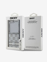 DKNY DKNY PU bőrből készült kockás mintás és csíkos hátlapi borító Samsung Galaxy Z Flip 6 bézs színű készülékhez