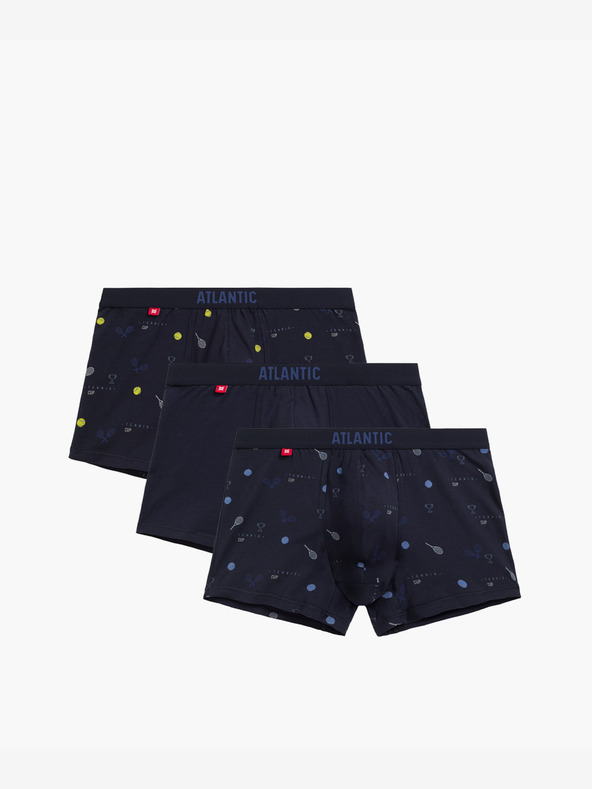 Atlantic Férfi ATLANTIC 3Pack boxeralsó - sötétkék