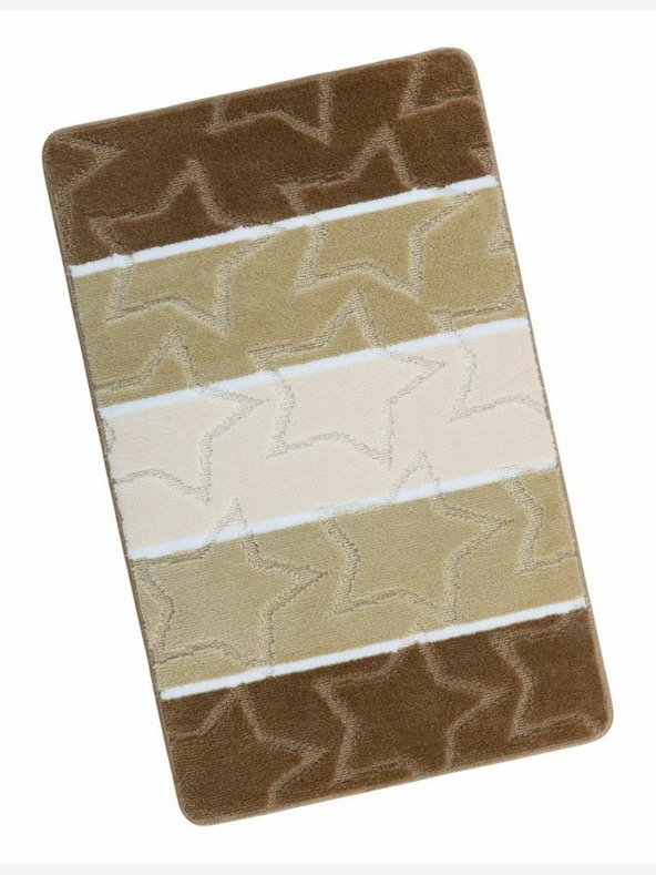 Bellatex Fürdőszobaszőnyeg 60x100cm bézs csillagok Bellatex