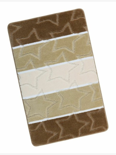 Bellatex Fürdőszobaszőnyeg 60x100cm bézs csillagok Bellatex