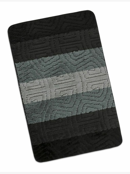 Bellatex Fürdőszoba szőnyeg a fürdőszobában 60x100cm szürke spirálok Bellatex