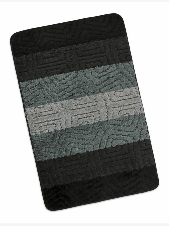 Bellatex Fürdőszoba szőnyeg a fürdőszobában 60x100cm szürke spirálok Bellatex