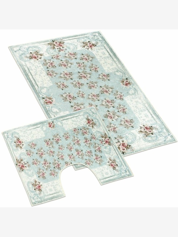 Bellatex Fürdőszoba és WC szőnyeg Orient rózsával 3D Bellatex