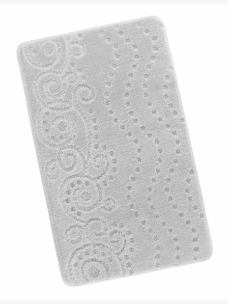 Bellatex Fürdőszoba szőnyeg 60x100cm dísz világosszürke Bellatex