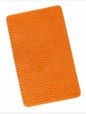 Bellatex Fürdőszoba szőnyeg 60x100cm labirintus narancs Bellatex