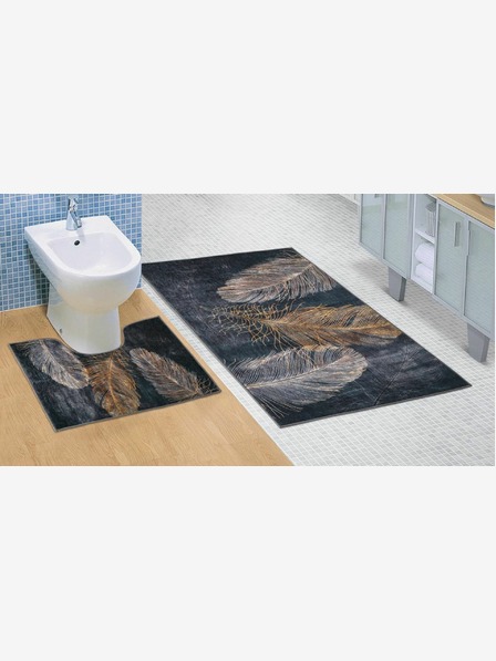Bellatex Fürdőszoba és WC szőnyeg Feather 3D Bellatex