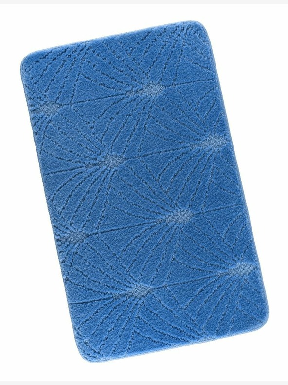 Bellatex Fürdőszoba szőnyeg 60x100cm búzavirág sötétkék Bellatex